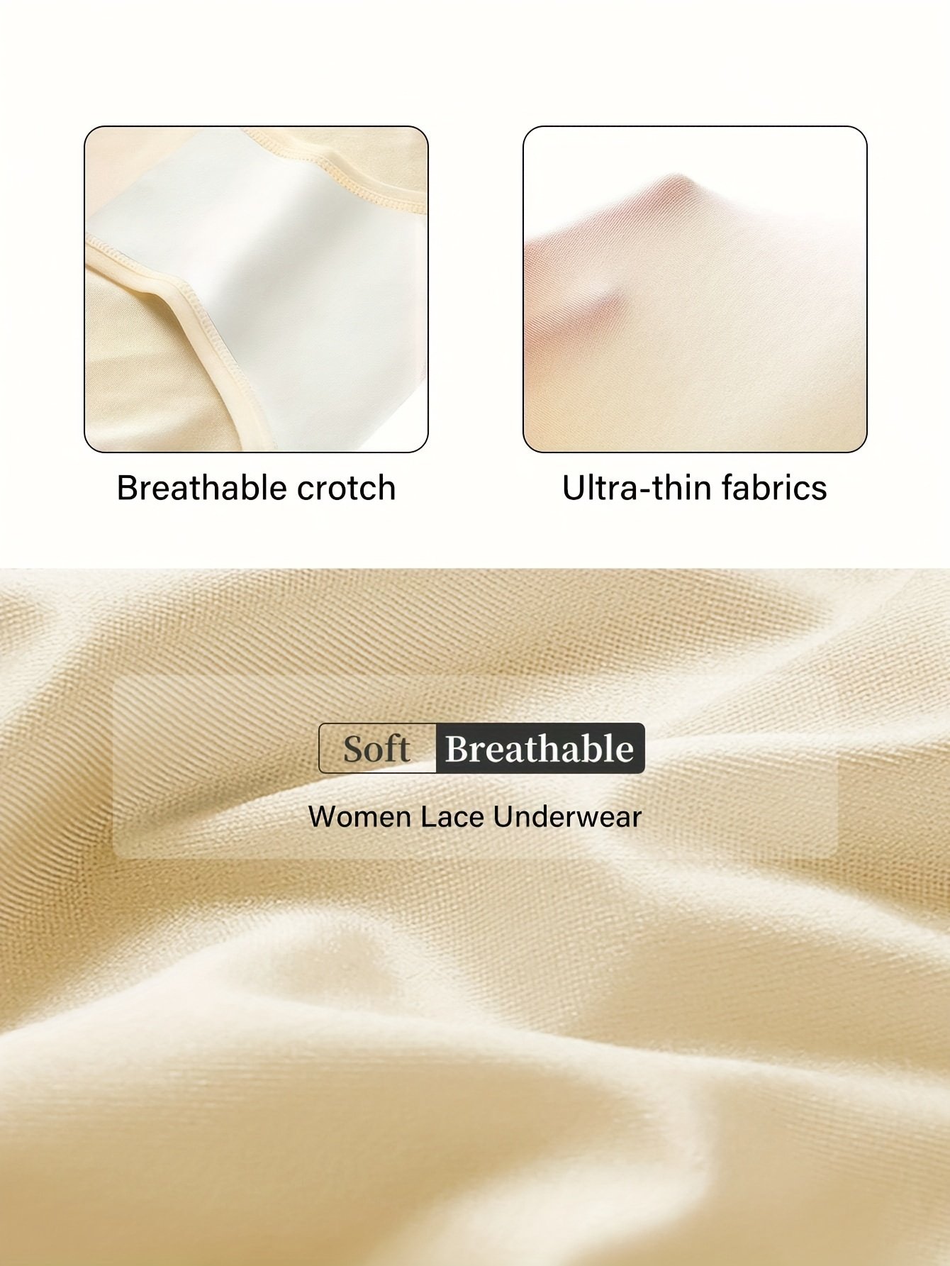 5pcs Seamless High Waist Briefs, Elegant Comfy Breathable Stretchy Intimates Panties, Women's Lingerie & Underwear For Fall & Winter - Image 5