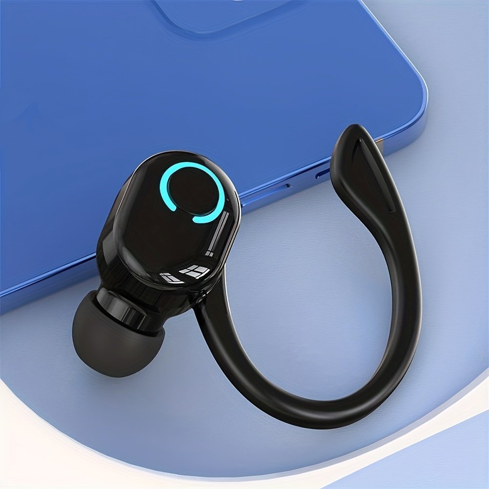 Wireless Wireless Earbud Headphone with Volume Control | Sports-and-Exercise Ear Hook | Compatible with Cellphones, Android/iOS | Adult | Closed-Back Earcup | Condenser Microphone | Rechargeable Lithium Polymer Battery | Supports 2.4G/3G/4G/5G Connectivit - Image 11