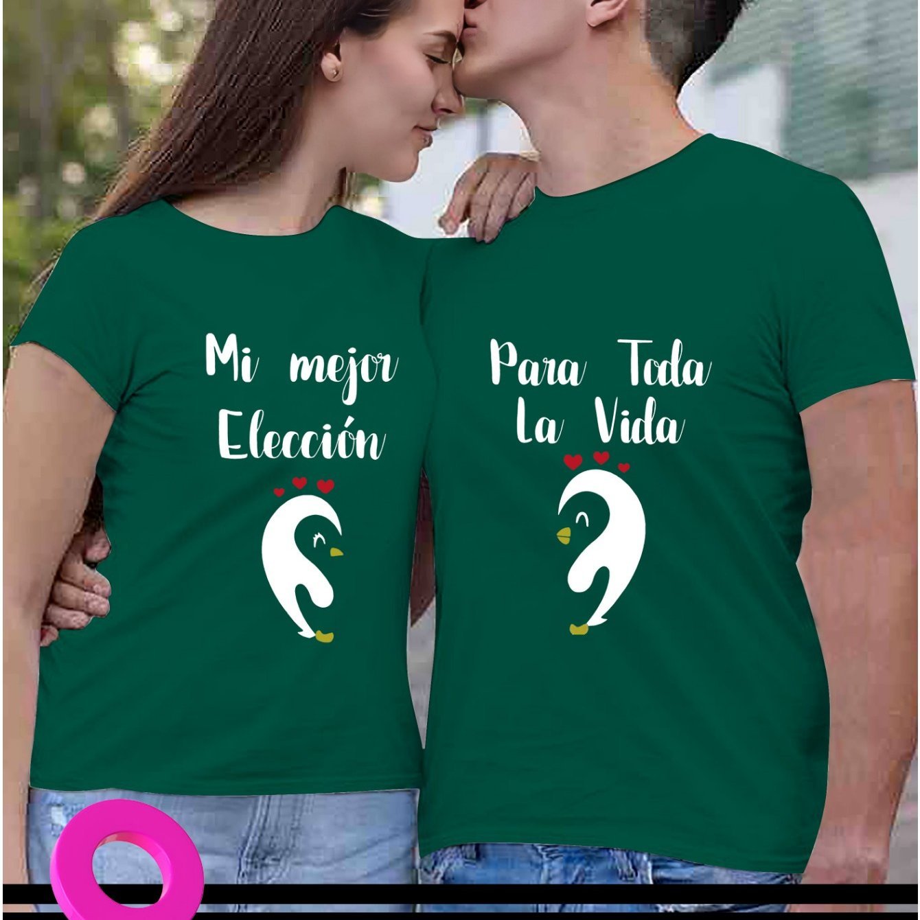 Couples Matching Penguin Print T-Shirts - Polyester Blend Casual Crew Neck Tees with Slight Stretch for Men and Women, Regular Fit Short Sleeve Tops for Summer Leisure - Image 18