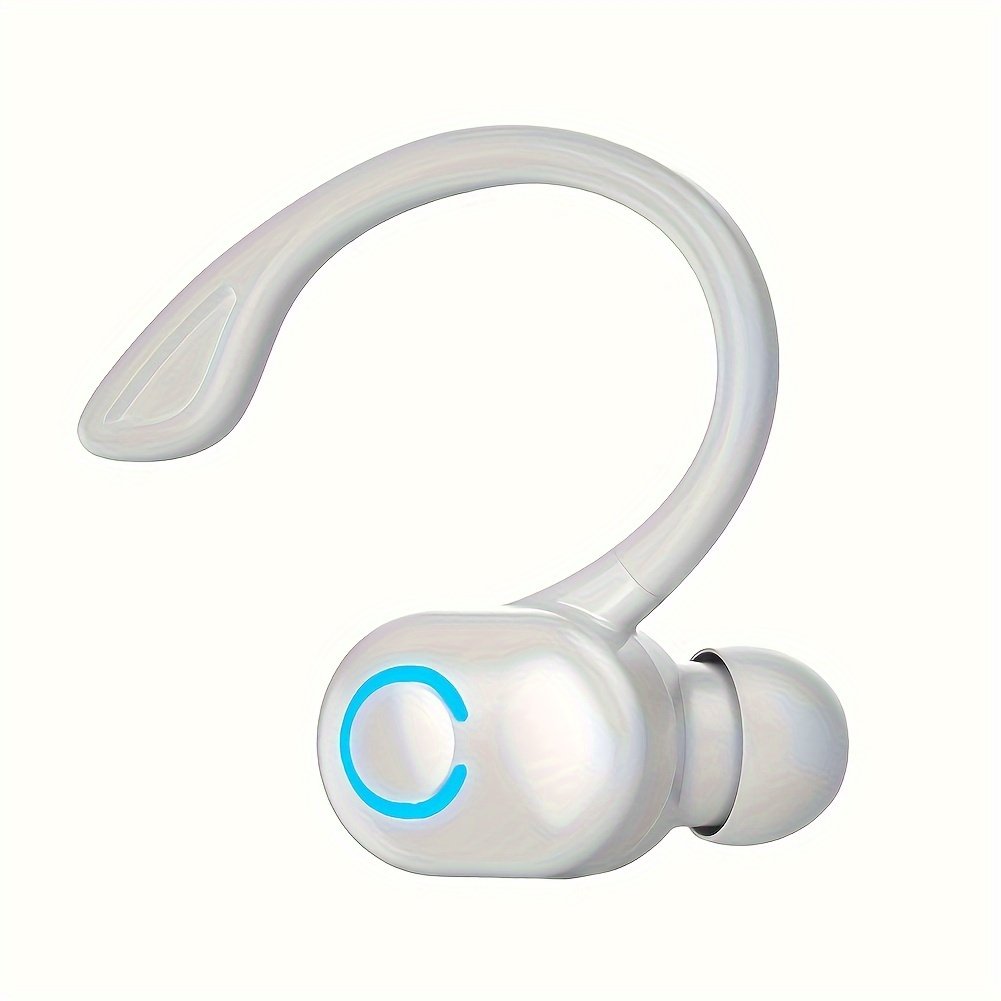 Wireless Wireless Earbud Headphone with Volume Control | Sports-and-Exercise Ear Hook | Compatible with Cellphones, Android/iOS | Adult | Closed-Back Earcup | Condenser Microphone | Rechargeable Lithium Polymer Battery | Supports 2.4G/3G/4G/5G Connectivit - Image 5