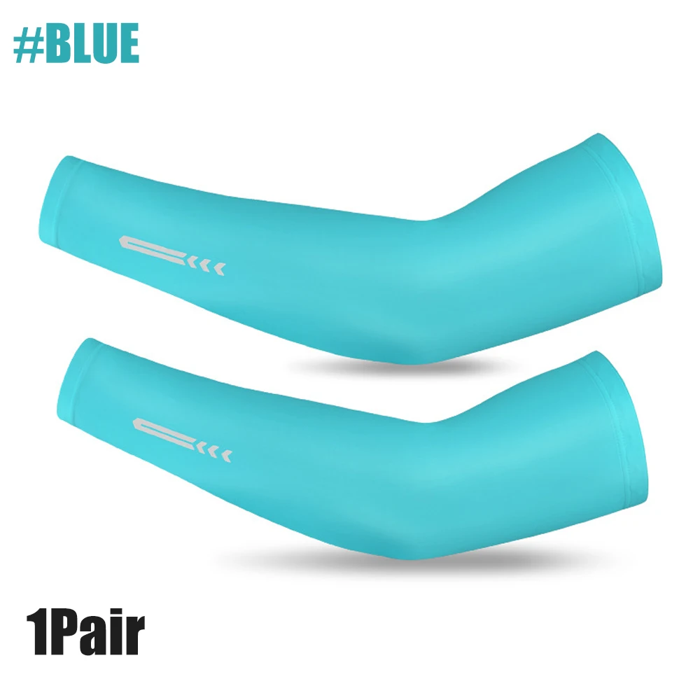 1Pair UV Sun Protection Arm Sleeves UPF 50 for Men Women, Cooling Compression Arm Sleeves for Cycling, Basketball, Golf - Image 7