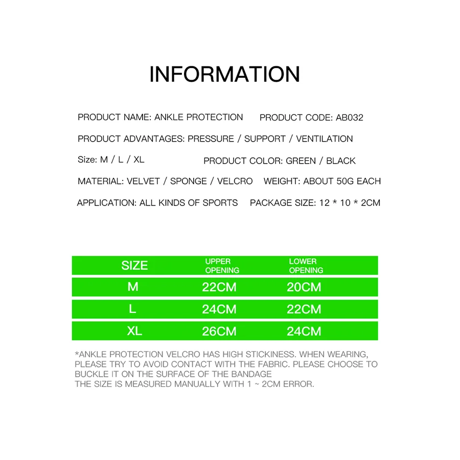 1PC Perfect Quality Ankle Support Wound Bandage Volleyball Basketball Ankle tobillera Fitness Adjustable Ankle Brace - Image 6