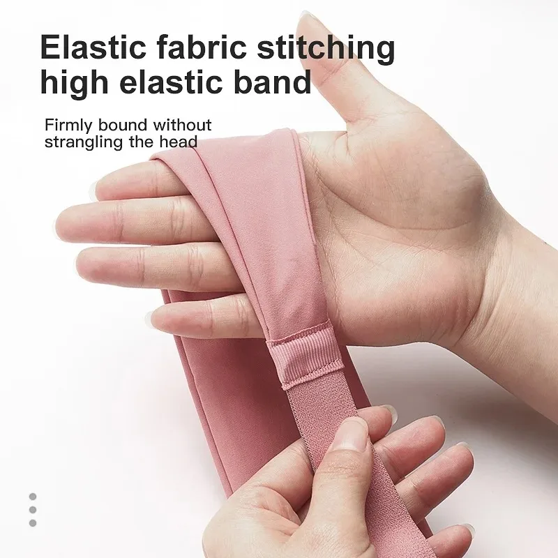 Sports Headbands for Men Women 1PC Non-Slip Moisture Wicking Workout Sweatband Fitness Running Cycling Football Yoga Hairband - Image 5