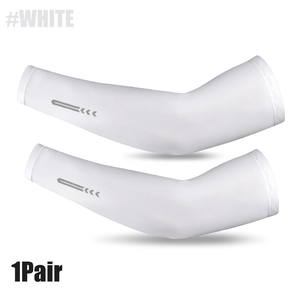 1Pair UV Sun Protection Arm Sleeves UPF 50 for Men Women, Cooling Compression Arm Sleeves for Cycling, Basketball, Golf - Image 8