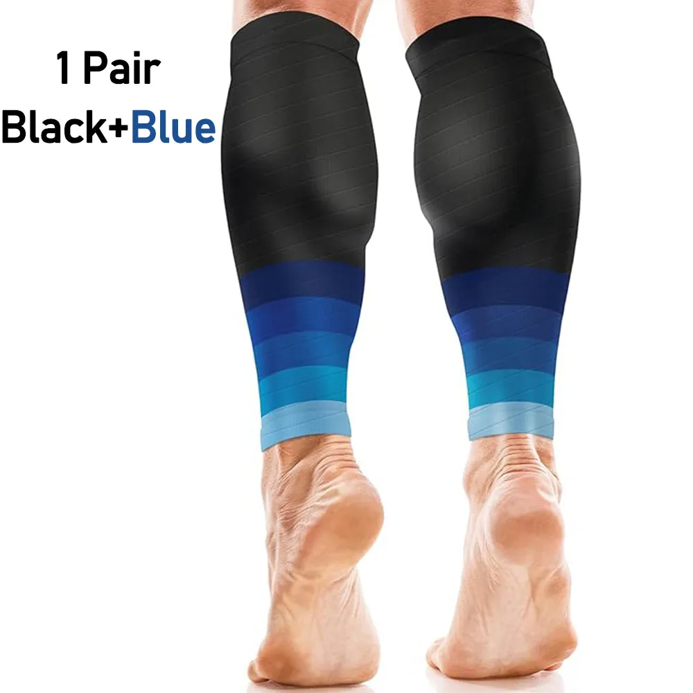 1Pair Calf Support Compression Sleeves for Women Men Running 20-30mmHg Footless Leg Socks Outdoor Sports Marathon - Image 7