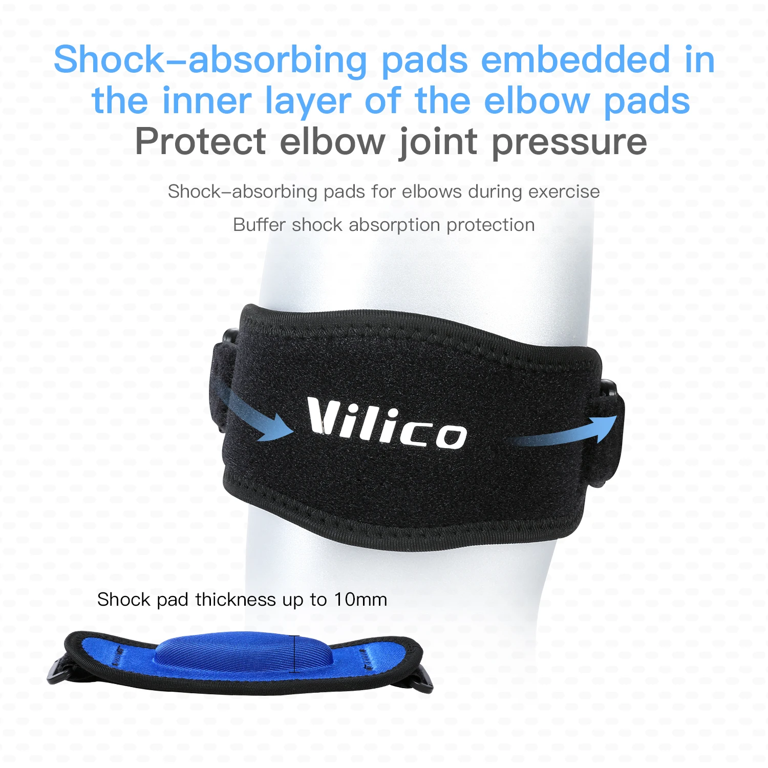 1PCS Professional Sports Elbow Strap With Bi-directional Adjustment and Stable Support Lightweight and Comfortable to Wear - Image 2