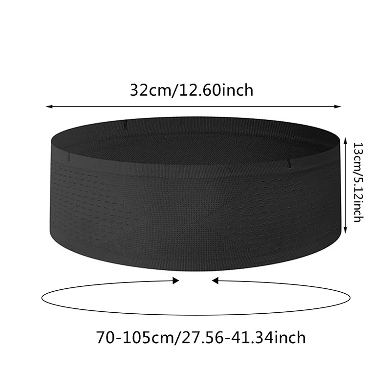 Seamless Invisible Running Waist Belt Bag Gym Bags Lightweight Invisible Mobile Phone Bags Portable Elastic Run Cycling Bag - Image 8