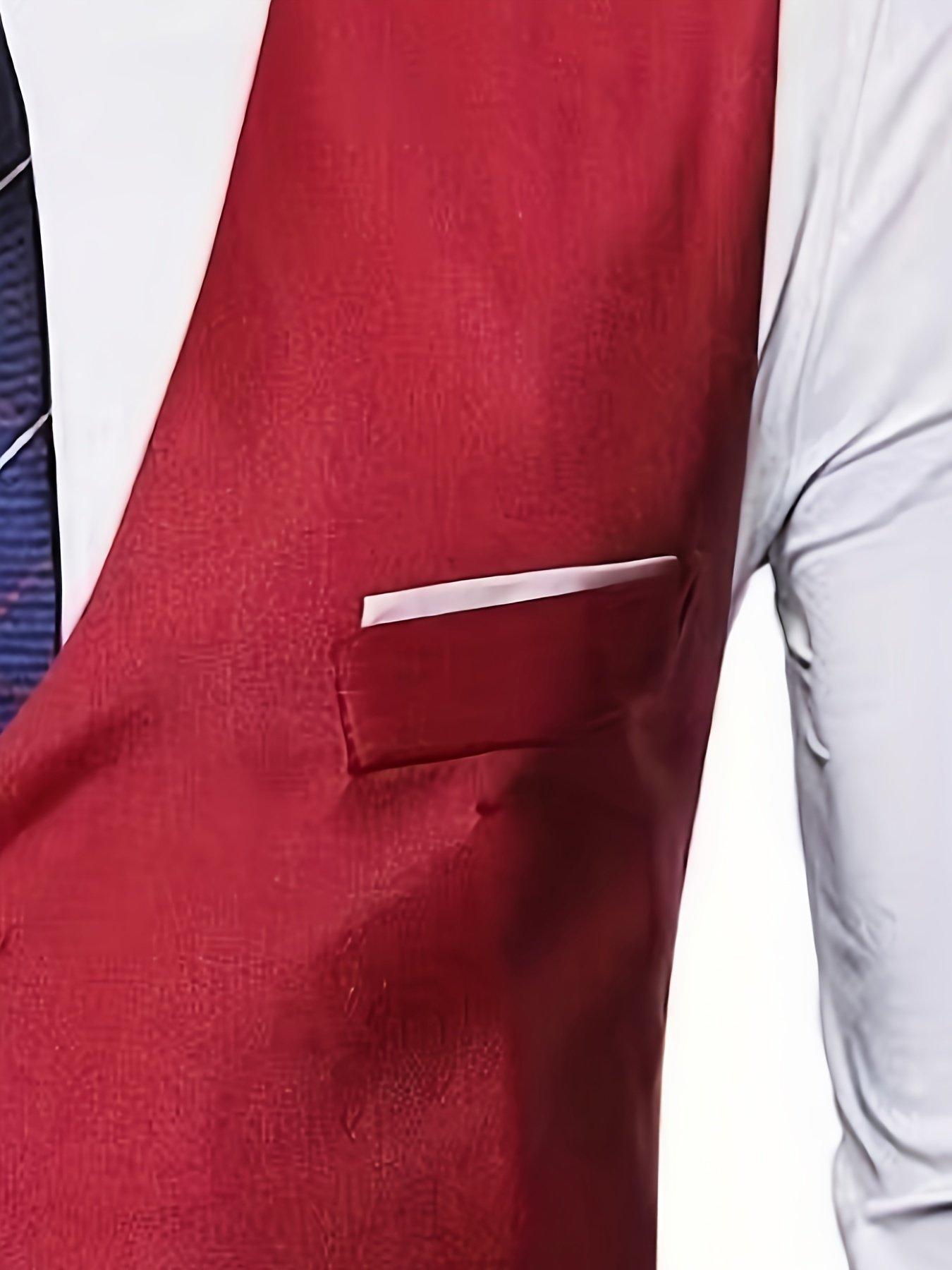 V Neck Smart Suit Vest, Men's Casual Retro Style Solid Color Single Breasted Waistcoat For Wedding Dinner Suit Match - Image 10