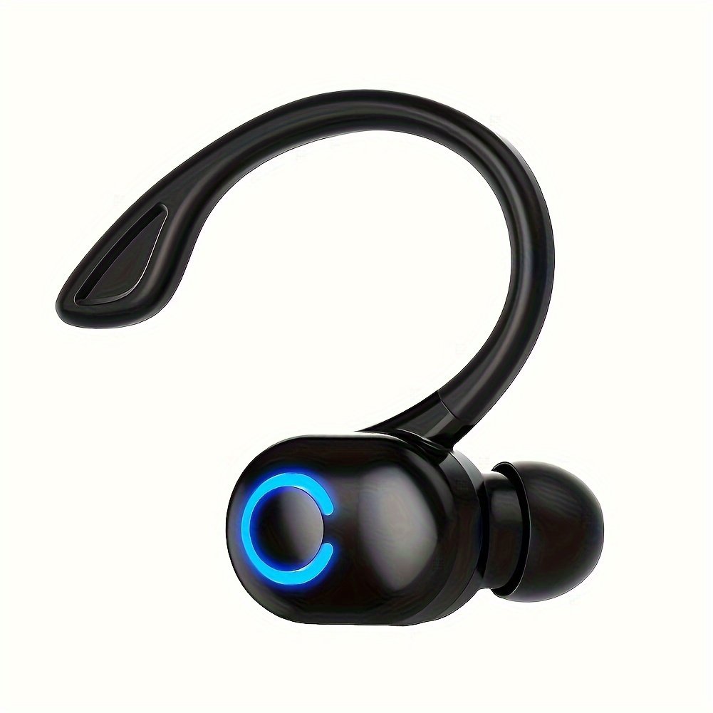 Wireless Wireless Earbud Headphone with Volume Control | Sports-and-Exercise Ear Hook | Compatible with Cellphones, Android/iOS | Adult | Closed-Back Earcup | Condenser Microphone | Rechargeable Lithium Polymer Battery | Supports 2.4G/3G/4G/5G Connectivit - Image 3